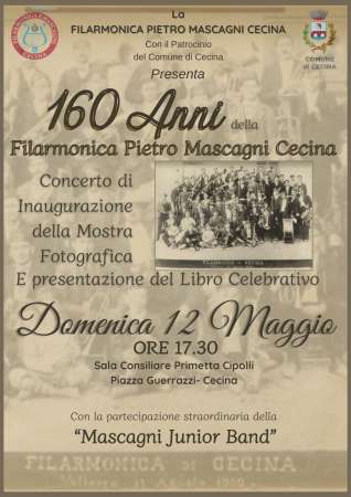 160 anni della Filarmonica Pietro Mascagni Cecina