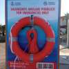 Marina di Cecina: installazione postazioni salvagente anulare pubblico