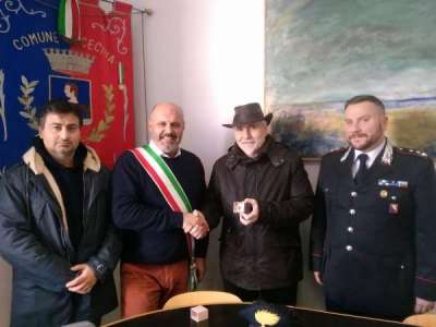Da sinistra: Daniele, il sindaco Lippi, Papale e Bottacci