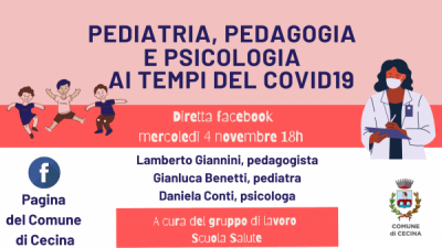 Pediatria, pedagogia e psicologia ai tempi del Covid19