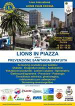 Lions in Piazza per la Prevenzione Sanitaria Gratuita