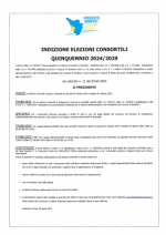 Indizione Elezioni Consortili - Quinquennio 2024/2029